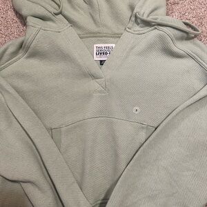 Women’s Green Hoodie Sweater